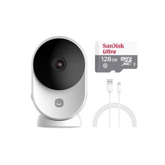 헤이홈 [4/4 핫딜](세트)스마트 CCTV 홈카메라 EGG + 128메모리 + 3m케이블