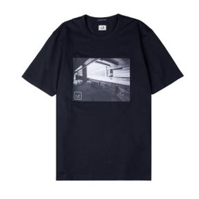 씨피컴퍼니 M에트로polis Series Mercerized Jersey Graphic T-Shirt 14CMTS204A 00637