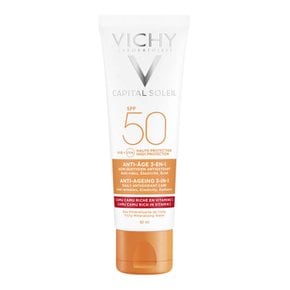 [해외직배송] 비쉬 캐피탈 솔레이 안티에이지 3in1 썬크림 SPF50+ 50ml