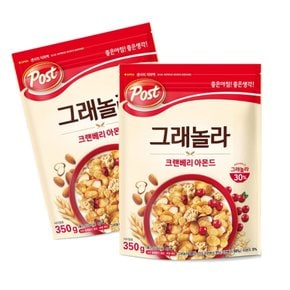 동서 포스트 그래놀라 크랜베리 아몬드 시리얼 350g x4개