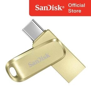 USB 메모리 SDDDC4 울트라 듀얼 럭스 C타입 OTG 512GB 512기가 USB 3.2 Gen1 골드 GOLD