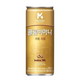  동서 콜롬비아나 카페라떼 캔 240ml x 30 (W96720B)