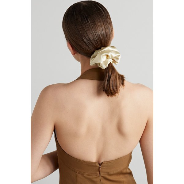 실크 새틴 헤어 타이 크림 1647597301978005