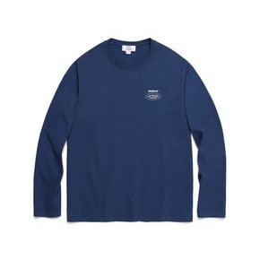 SLOGAN LOGO LONG SLEEVE (DEEP BLUE)