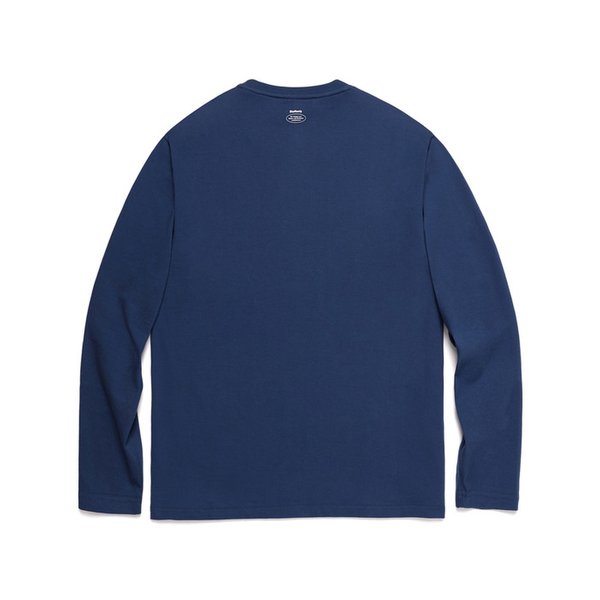 SLOGAN LOGO LONG SLEEVE (DEEP BLUE)
