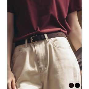 Basic suede belt_2color