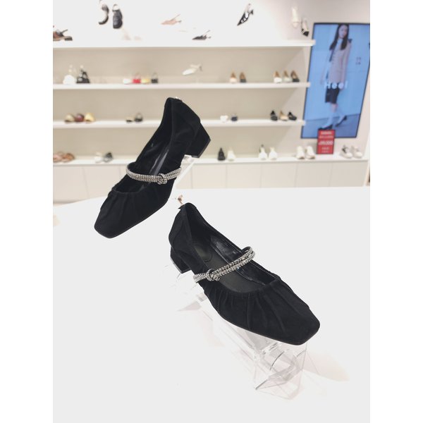 [부산점] [바바라] 4cm 큐빅 펌프스 BBF535