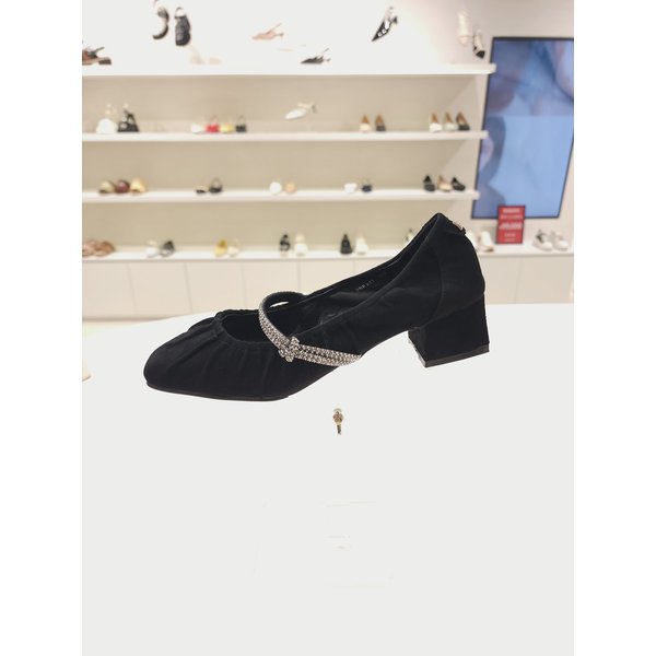 [부산점] [바바라] 4cm 큐빅 펌프스 BBF535