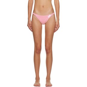 핑크 Frankies Bikinis 타이드 비키니 브리프 1137KN Slipper Pink