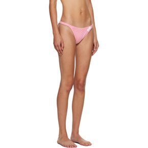 핑크 Frankies Bikinis 타이드 비키니 브리프 1137KN Slipper Pink