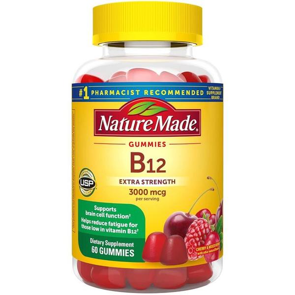 네이처메이드 비타민 B12 맛있는 구미 3000 mcg