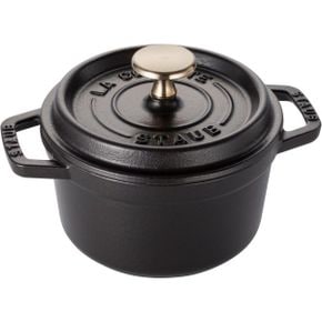 영국 스타우브 후라이팬 STAUB Cast Iron Roaster/Cocotte Round 14 cm 0.8 L 블랙 1682092