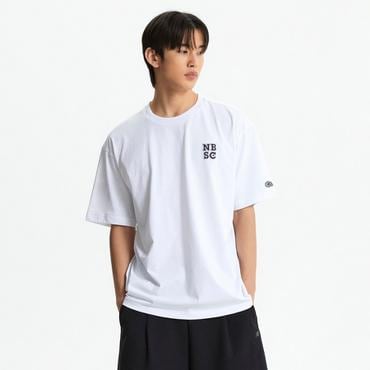 뉴발란스 남여공용 NB BOY 바스켓볼 반팔티 (SEMI OVER FIT) (NBNEF21553)