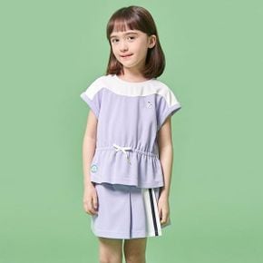 에슬레틱 플리츠 스커트 상하 세트복 바이올렛 _P391871081