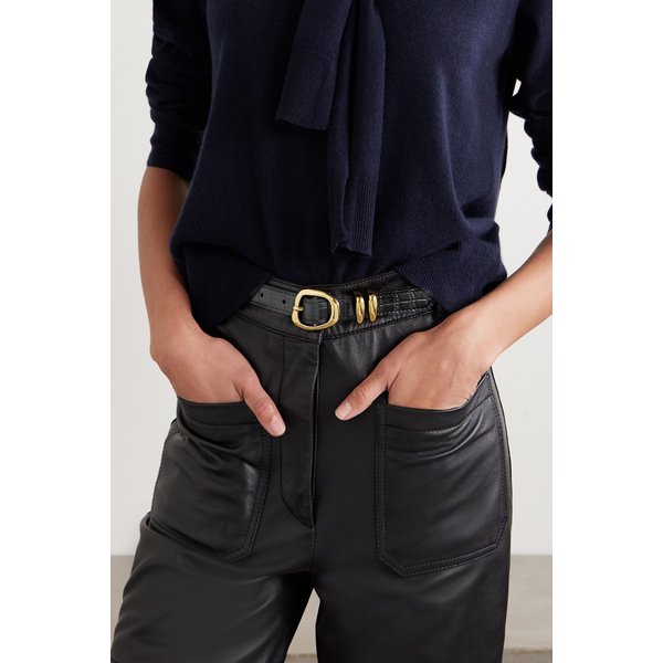 아마누 투겔라 크로크 가죽 벨트 46376663162980705