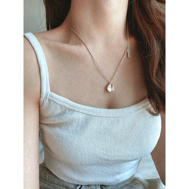 위트홀리데이 Rope twist chain necklace - SILVER [silver925]