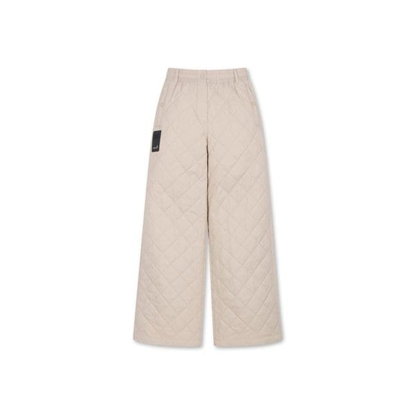 (WOMEN) Quilted Wide Pants(Beige)_G5PAW24812BEX
