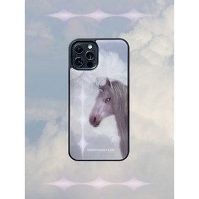 FUZZY UNICORN CASE *GLASS TYPE 퍼지 유니콘 글라스 폰케이스