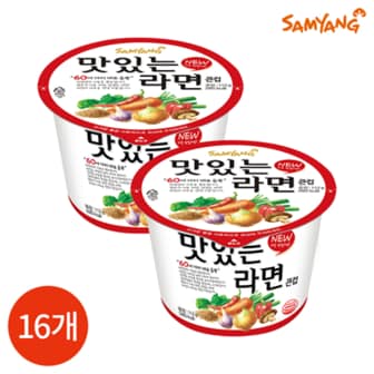 텐바이텐 삼양 맛있는라면 큰컵 112g x 16개