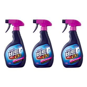 오너클랜 비트 O2 얼룩제거제 500ml 3개입 라이온코리아