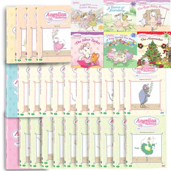 [DVD+BOOK] 안젤리나 발레리나 컬렉션 32종 (DVD 23종+대본3권+도서6권) - SSG.COM