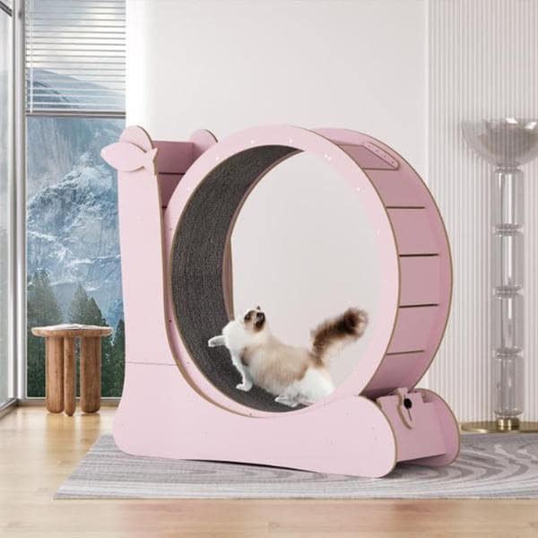DIY 고양이 캣휠 (F) (핑크)(1)