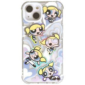 카라- 버블스 iPhone14 파워퍼프걸즈 x SKINNYDIP TPU 클리어 케