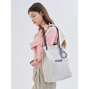 CANVAS STRING BAG_IVORY