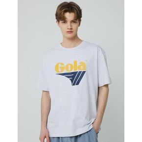 COLOR BIG LOGO T-SHIRTS [LIGHT GRAY]