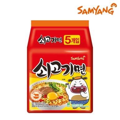 대관령 쇠고기면 120g x 5입