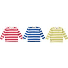 간절기베스트아이템) 25175-330-06(RD) 시그니처 STRIPE티셔츠(정가59000)
