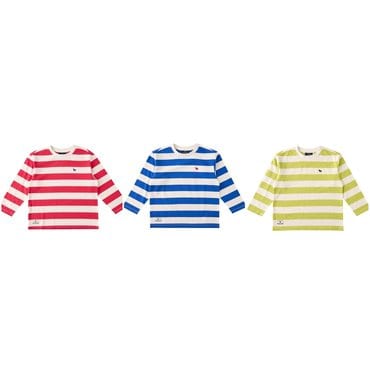 블루독 간절기베스트아이템) 25175-330-06(RD) 시그니처 STRIPE티셔츠(정가59000)