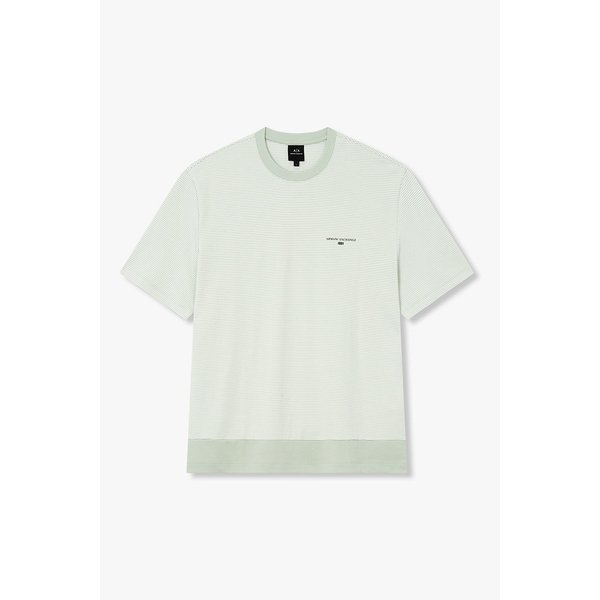 남성 스트라이프 크루넥 티셔츠 A415331017000