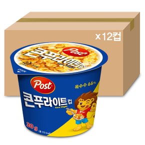 포스트 콘푸라이트컵 30gX12개