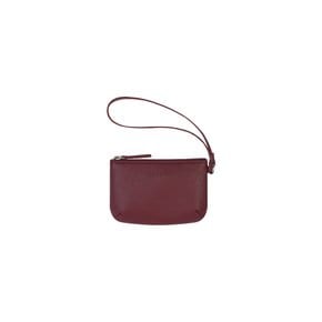 SIAC3124 Loop Leather Mini Pouch_Wine