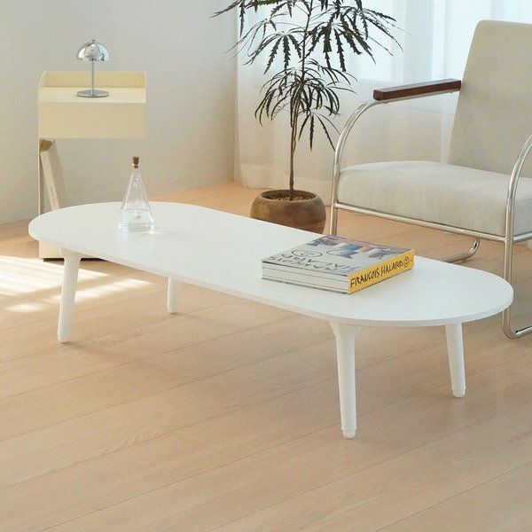 [동서가구] LPM 6단 높이조절 타원형 테이블 (1500x600) DF926013