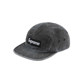 슈프림 코티드 데님 캠프캡 블랙 - 24SS Supreme Coated Denim Camp Cap Black - 24SS