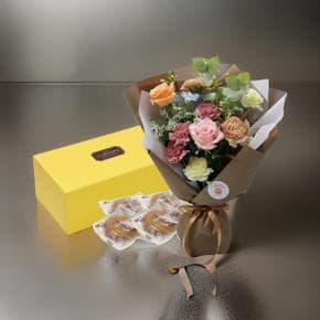 사랑 카네이션 +우리밀 약과 어버이날,,스승의날,부모님선물,카네이션,카네이션선물,감사선물,꽃선물,,전국배송,익일배송