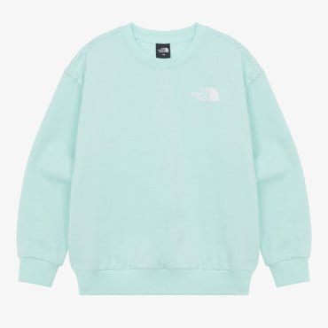 노스페이스 [노스페이스키즈 공식] NM5MR05U 키즈 고-투 스웻셔츠_AQUA SEA