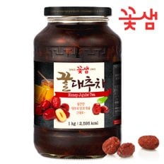 꽃샘 액상차 꿀유자차s 1kg + 꿀대추차 1kg /따뜻한차/아이스티/에이드/과일차/냉차/샐러드드레싱/잼대용/시럽대용