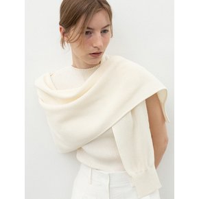 Wrap Shawl_Ivory