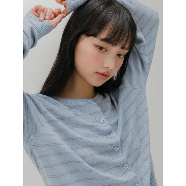 소프트 스트라이프 가디건 (2color)