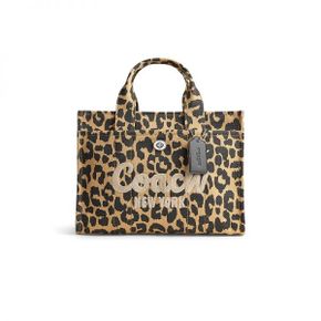 5180985 COACH Cargo Tote with Leopard Print