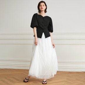 YY_Versatile A-line tulle skirt