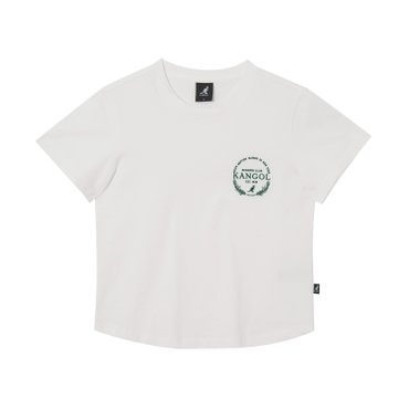 캉골 우먼스 라우렐 반팔 티셔츠 2799 오프화이트 (KREWST27990)