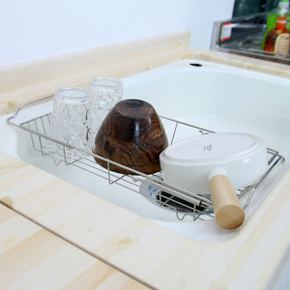 슬라이드 개수대 거치선반 바스켓