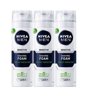 남성 면도용폼 센서티브 쉐이빙폼 200ml x 3개