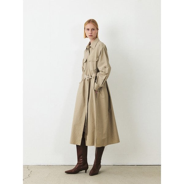TFF BELTED SHIRT DRESS_2COLORS