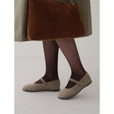 Danghye mary jane shoes Boucle Light brown