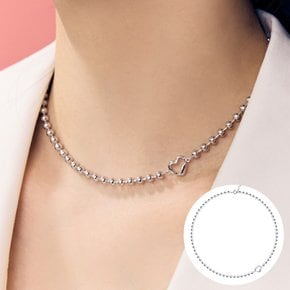 실버 볼 목걸이 디어하트 RA25C10J